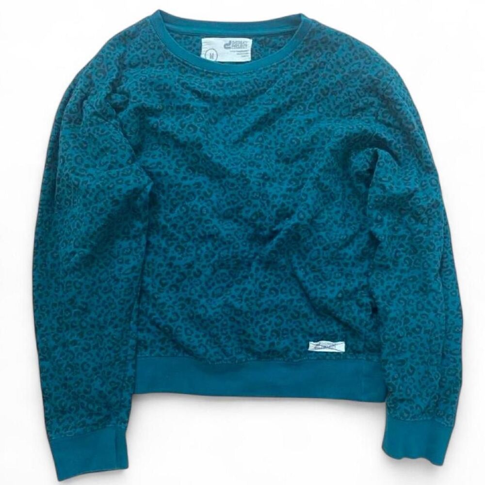 D-struct Men's Blue and Green Sweatshirt